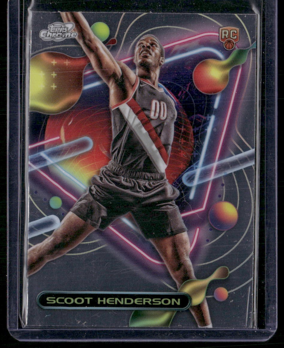 2023-24 Topps Chrome Cosmic #153 Scoot Henderson