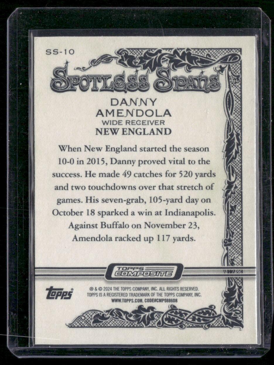 2023 Topps Composite #SS-10 Danny Amendola Spotless Spans