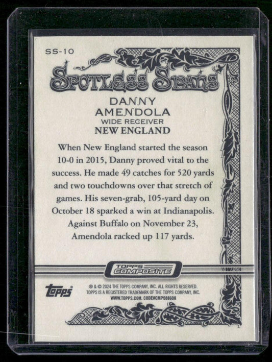 2023 Topps Composite #SS-10 Danny Amendola Spotless Spans