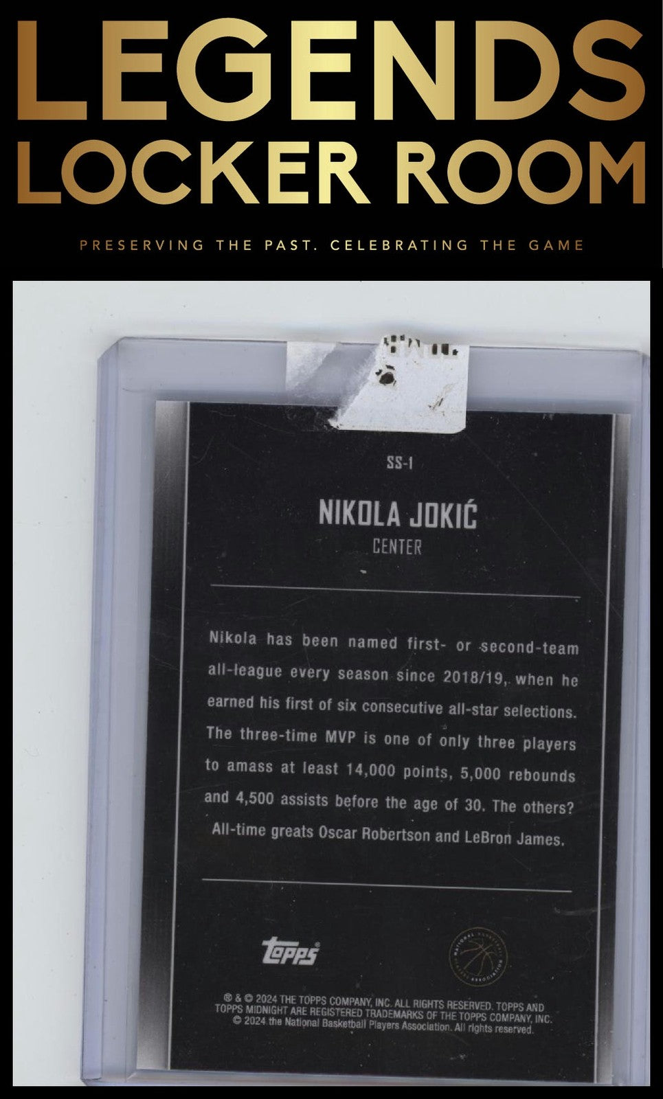 2023-24 Topps Midnight #SS-1 Nikola Jokic Star Studded