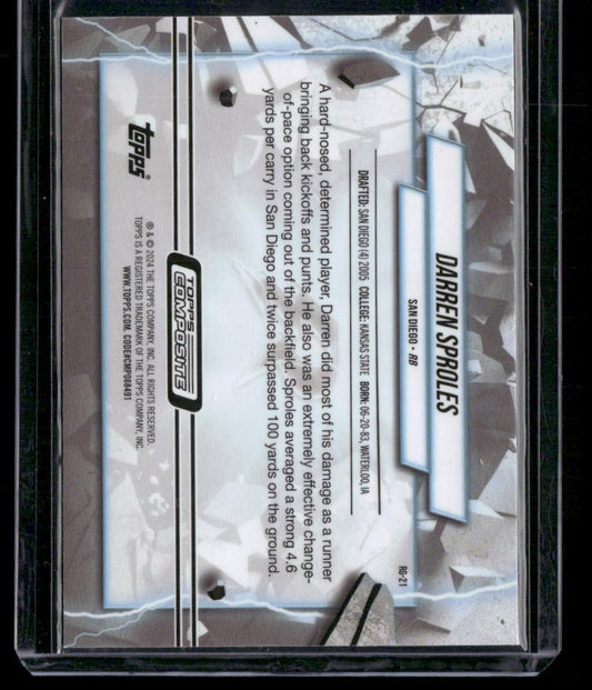 2023 Topps Composite #RG-21 Darren Sproles Resurgence Grounded