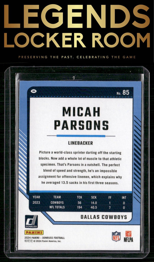 2024 Donruss #85 Micah Parsons