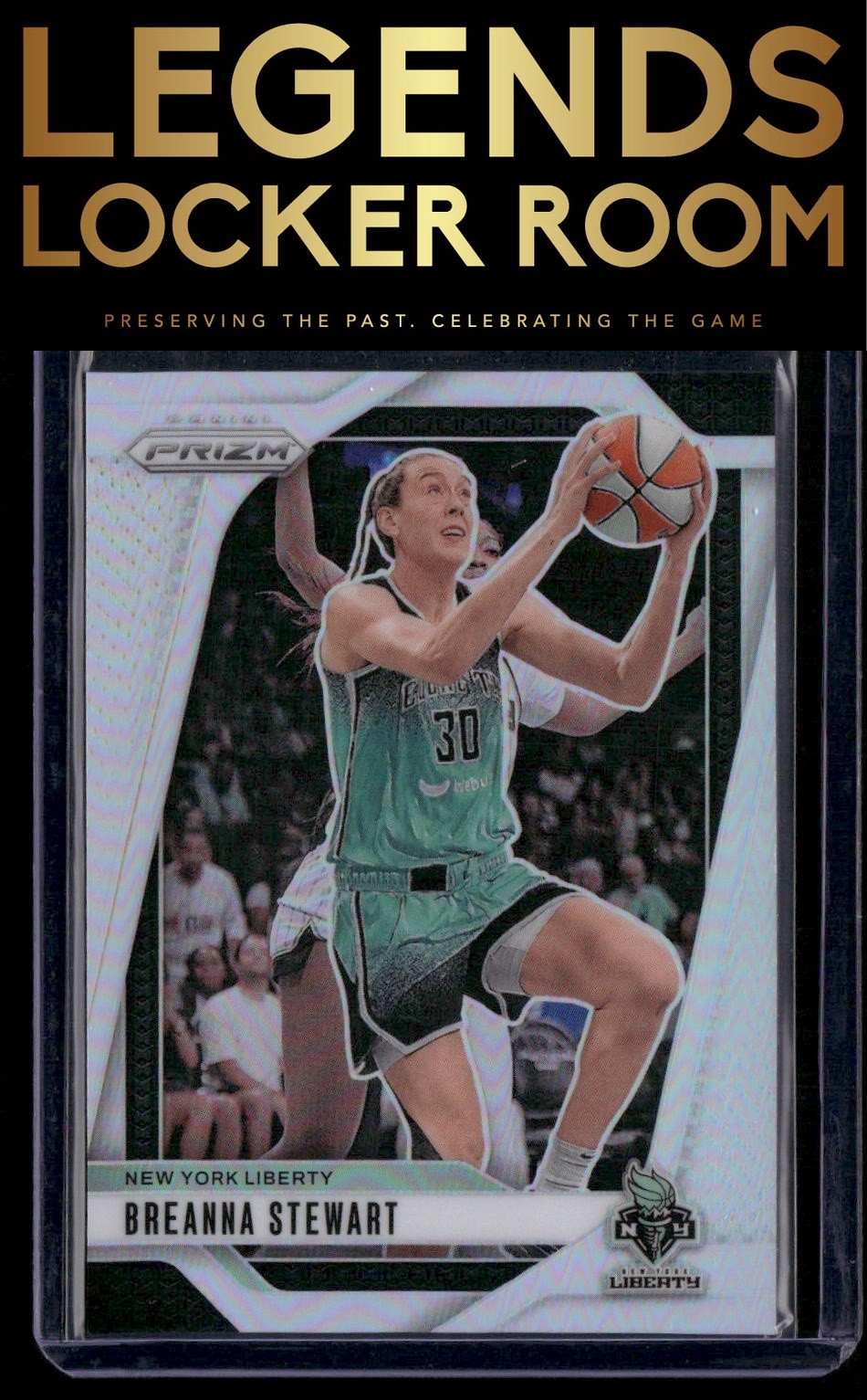 2024 Panini Prizm WNBA #99 Breanna Stewart Silver Prizms