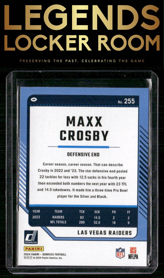 2024 Donruss #255 Maxx Crosby