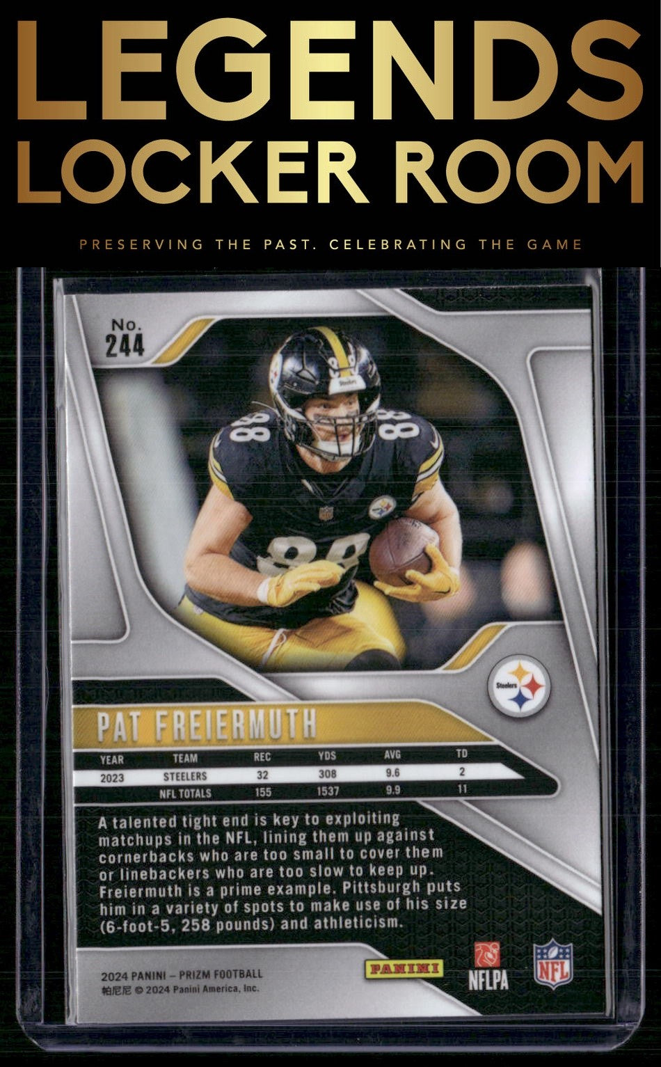 2024 Panini Prizm #244 Pat Freiermuth