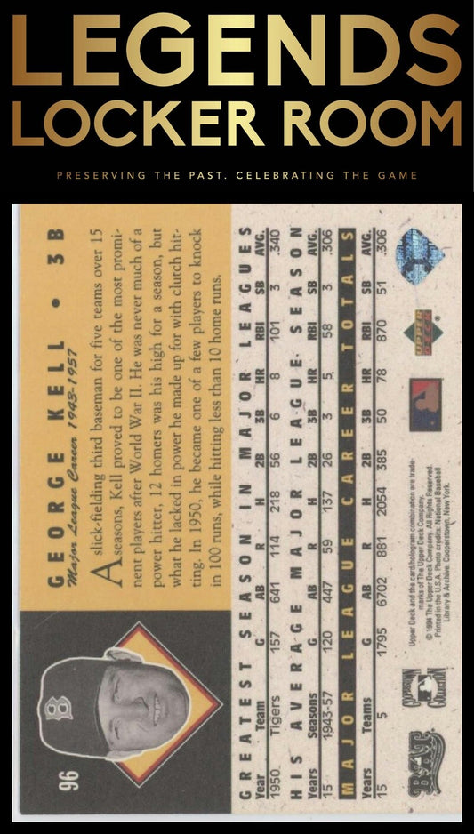 1994 Upper Deck All-Time Heroes #96 George Kell