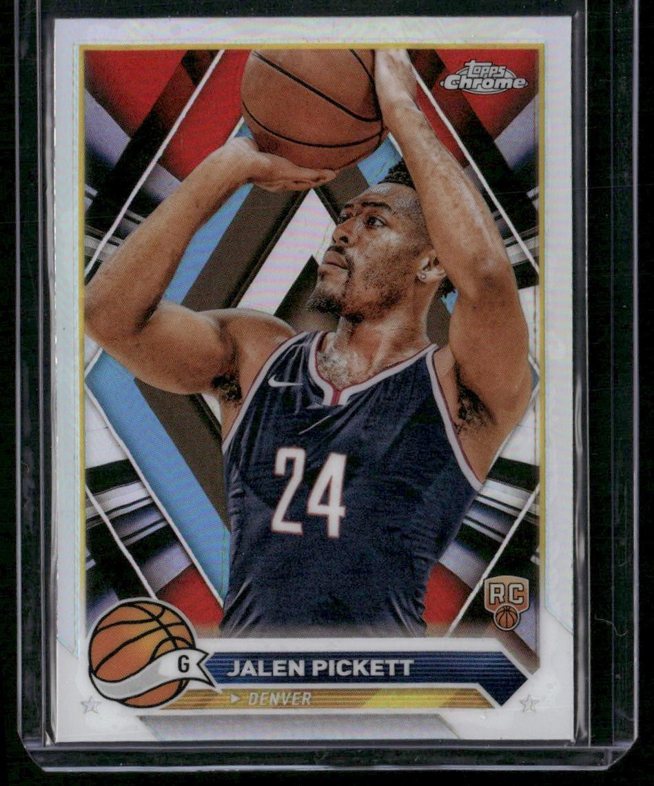 2023-24 Topps Chrome #165 Jalen Pickett Refractors