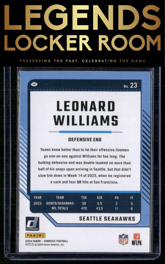 2024 Donruss #23 Leonard Williams