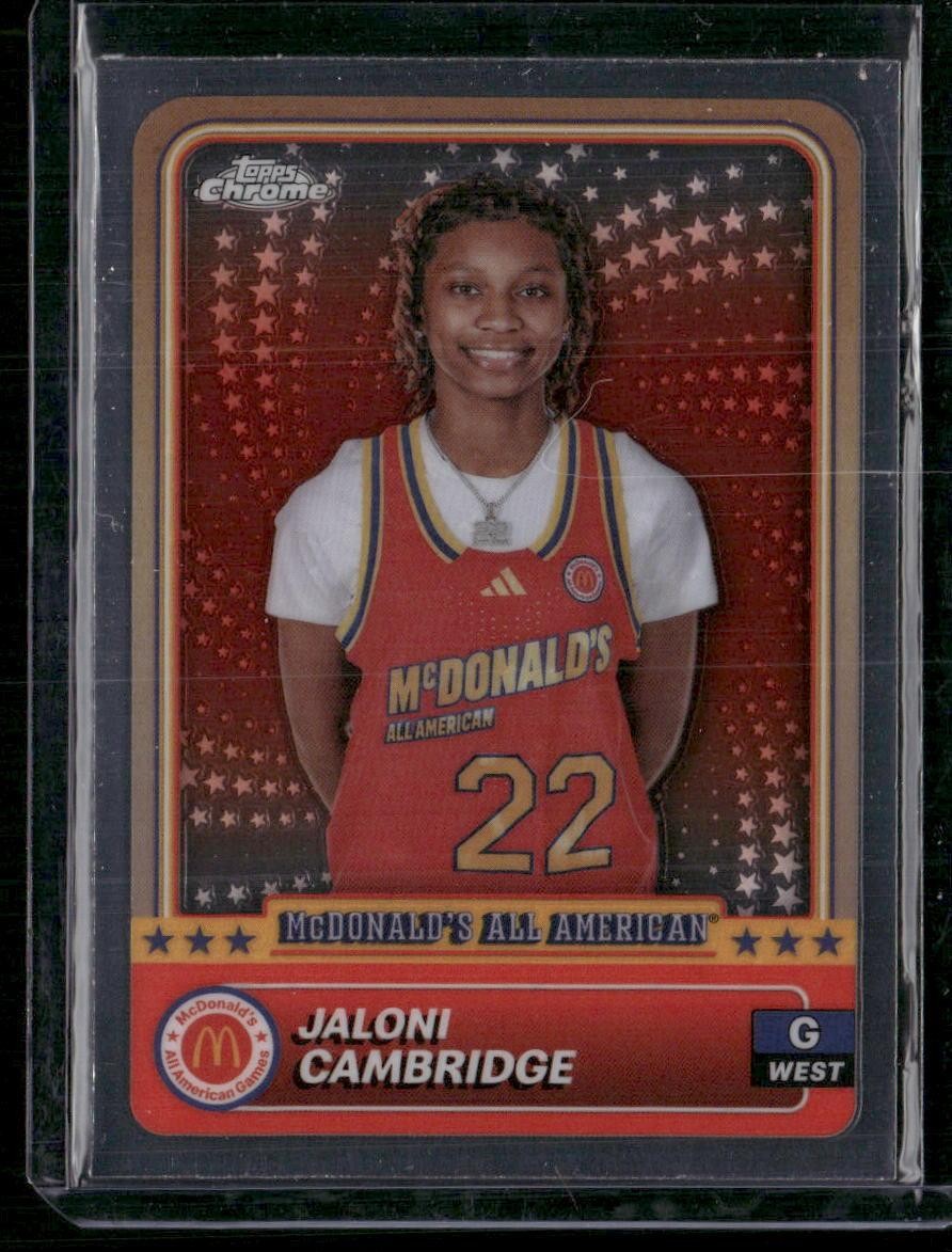 2024 Topps Chrome McDonald's All-American #64 Jaloni Cambridge