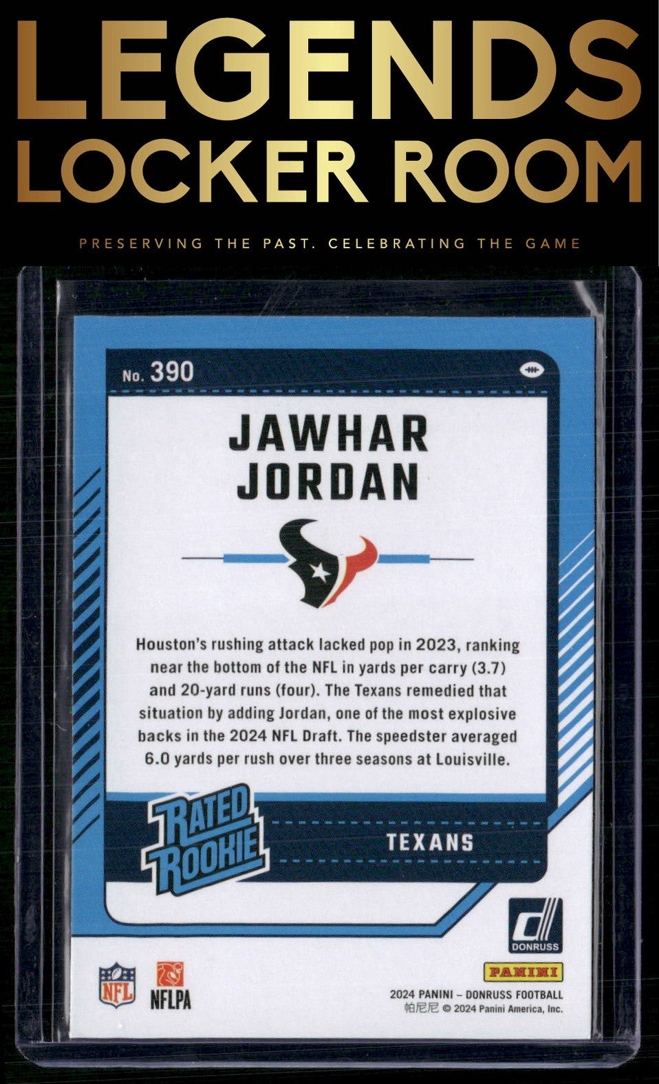 2024 Donruss #390 Jawhar Jordan
