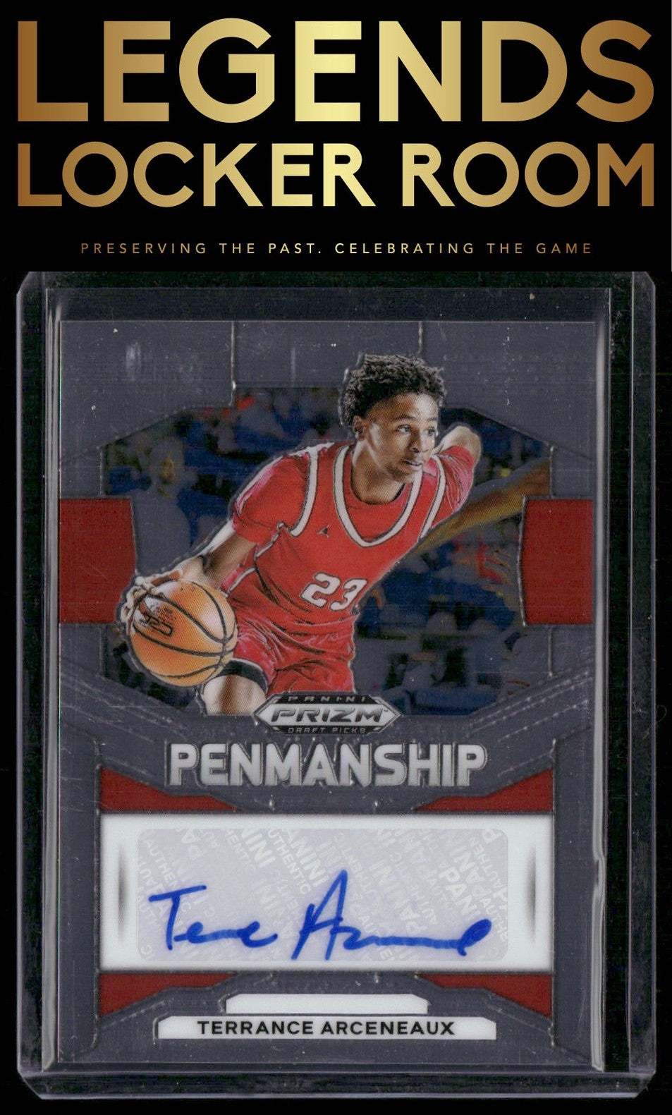 2024 Panini Prizm Draft Picks #P-TAR Terrance Arceneaux Penmanship