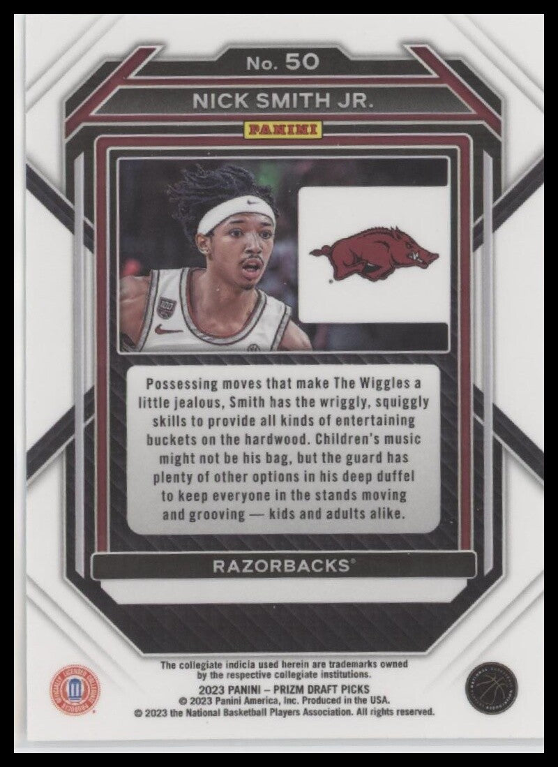 2023 Panini Prizm Draft Picks #50 Nick Smith Jr.