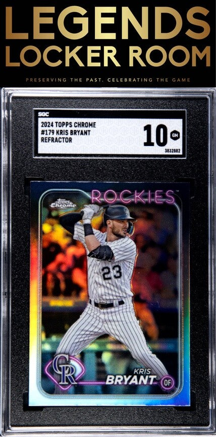 2024 Topps Chrome #179 Kris Bryant Ref. SGC 10