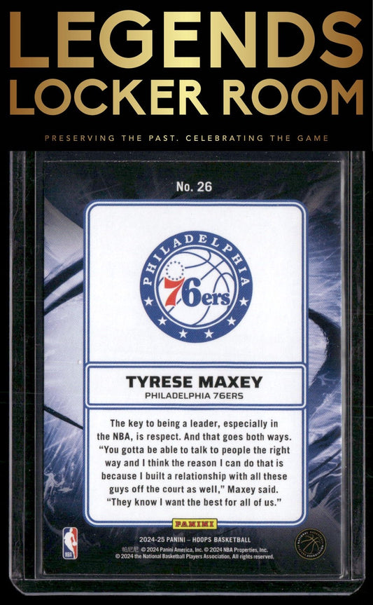 2024-25 Hoops #26 Tyrese Maxey Ignition