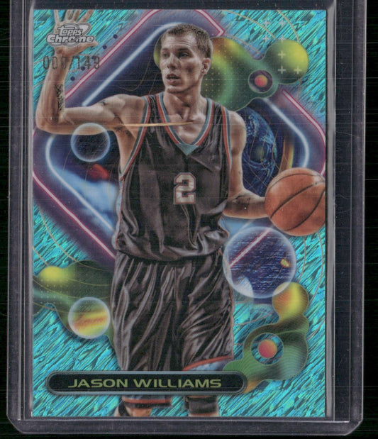 2023-24 Topps Chrome Cosmic #68 Jason Williams Aqua Equinox Refractors #/149