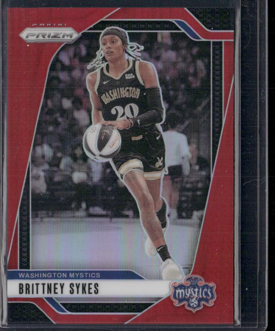 2024 Panini Prizm WNBA #80 Brittney Sykes Red Prizms #/299