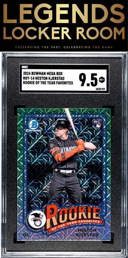 2024 Bowman #ROY-14 Heston Kjerstad Rookie Of The Year Favorites SGC 9.5