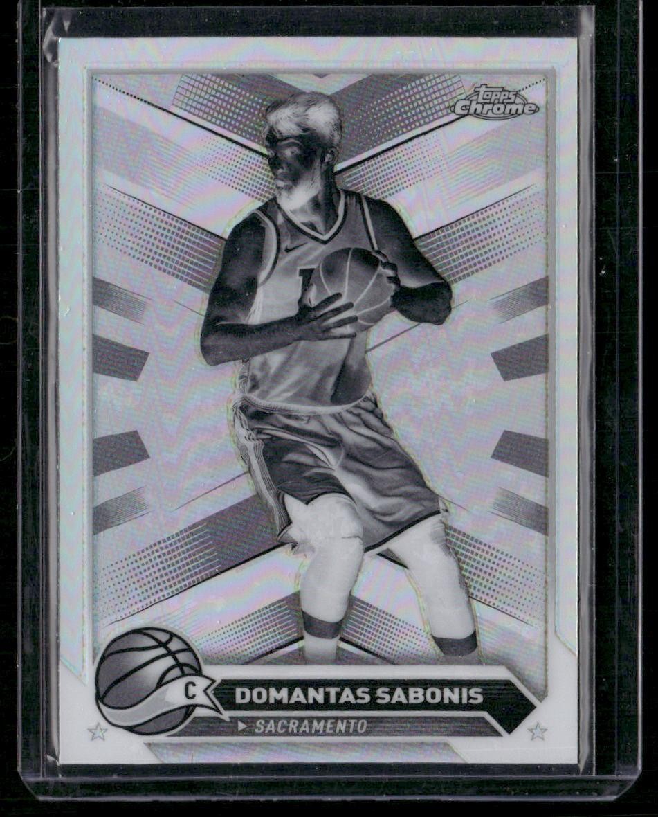 2023-24 Topps Chrome #10 Domantas Sabonis Negative Refractors