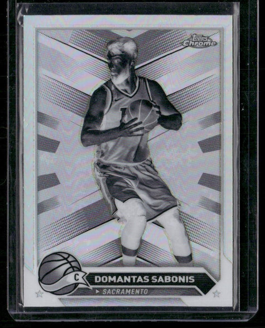 2023-24 Topps Chrome #10 Domantas Sabonis Negative Refractors