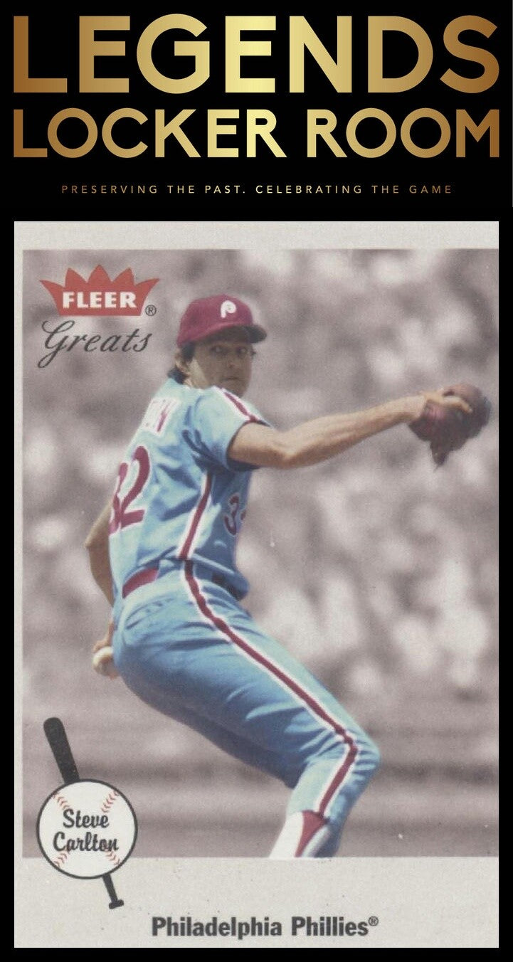2002 Fleer Greats of the Game #45 Steve Carlton