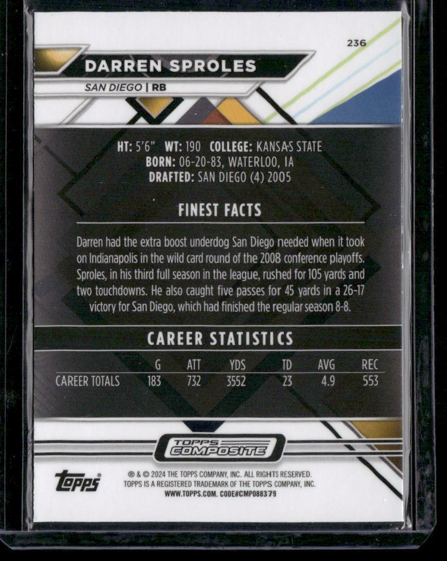 2023 Topps Composite #236 Darren Sproles