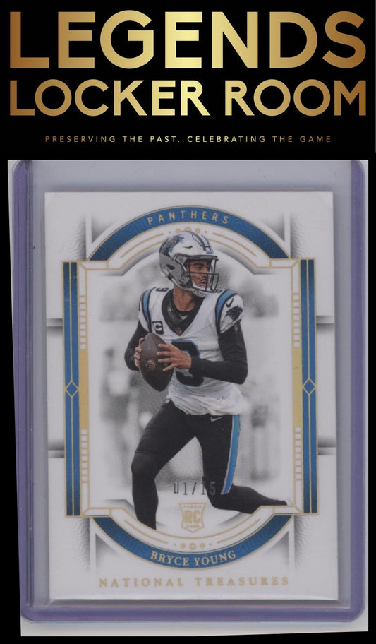 2023 Panini National Treasures #13 Bryce Young Holo Gold 01/15