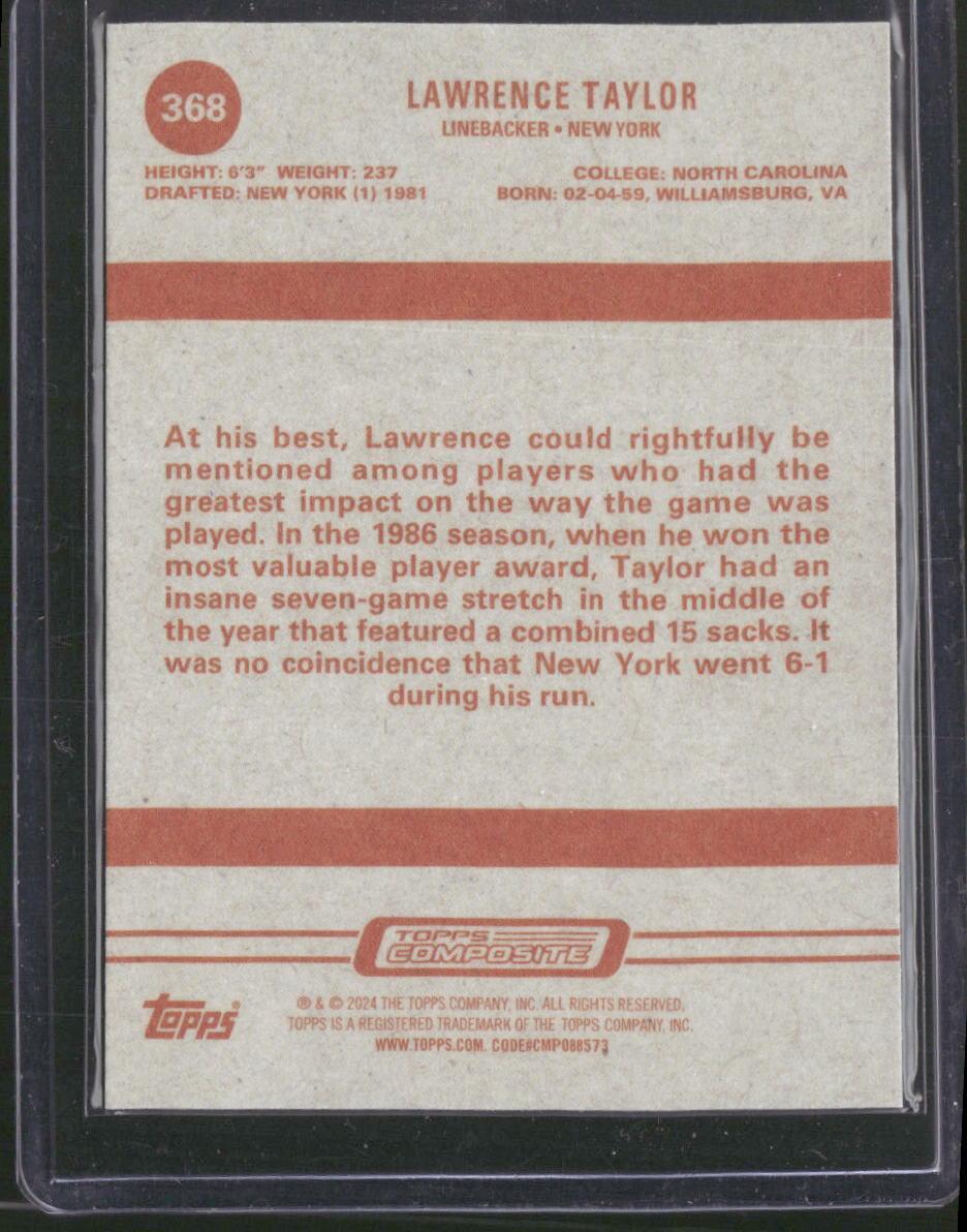 2023 Topps Composite #368 Lawrence Taylor