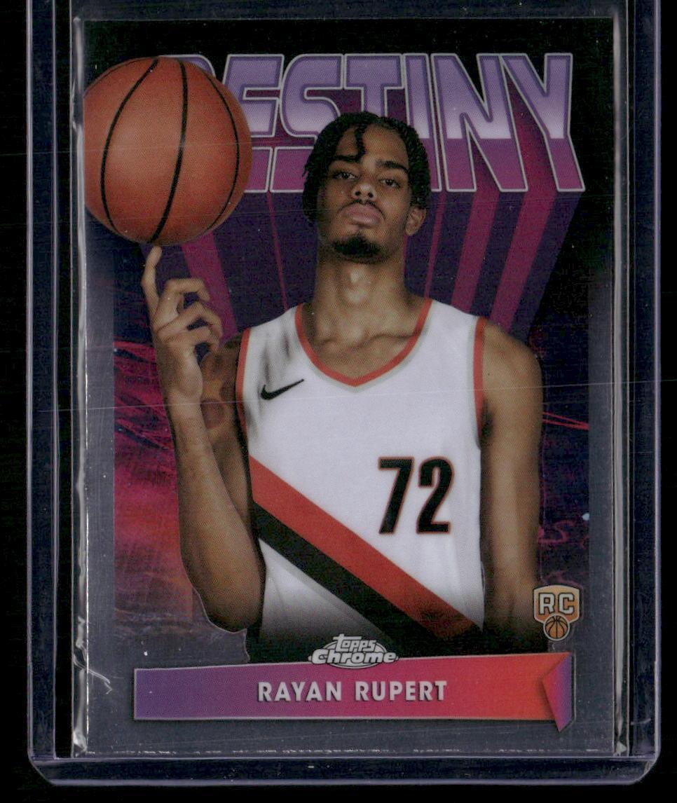 2023-24 Topps Chrome #D-20 Rayan Rupert Destiny