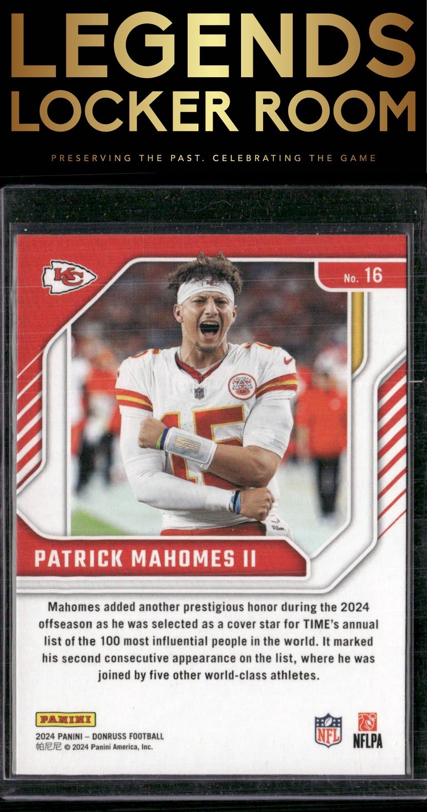 2024 Donruss #16 Patrick Mahomes II The Elite Series