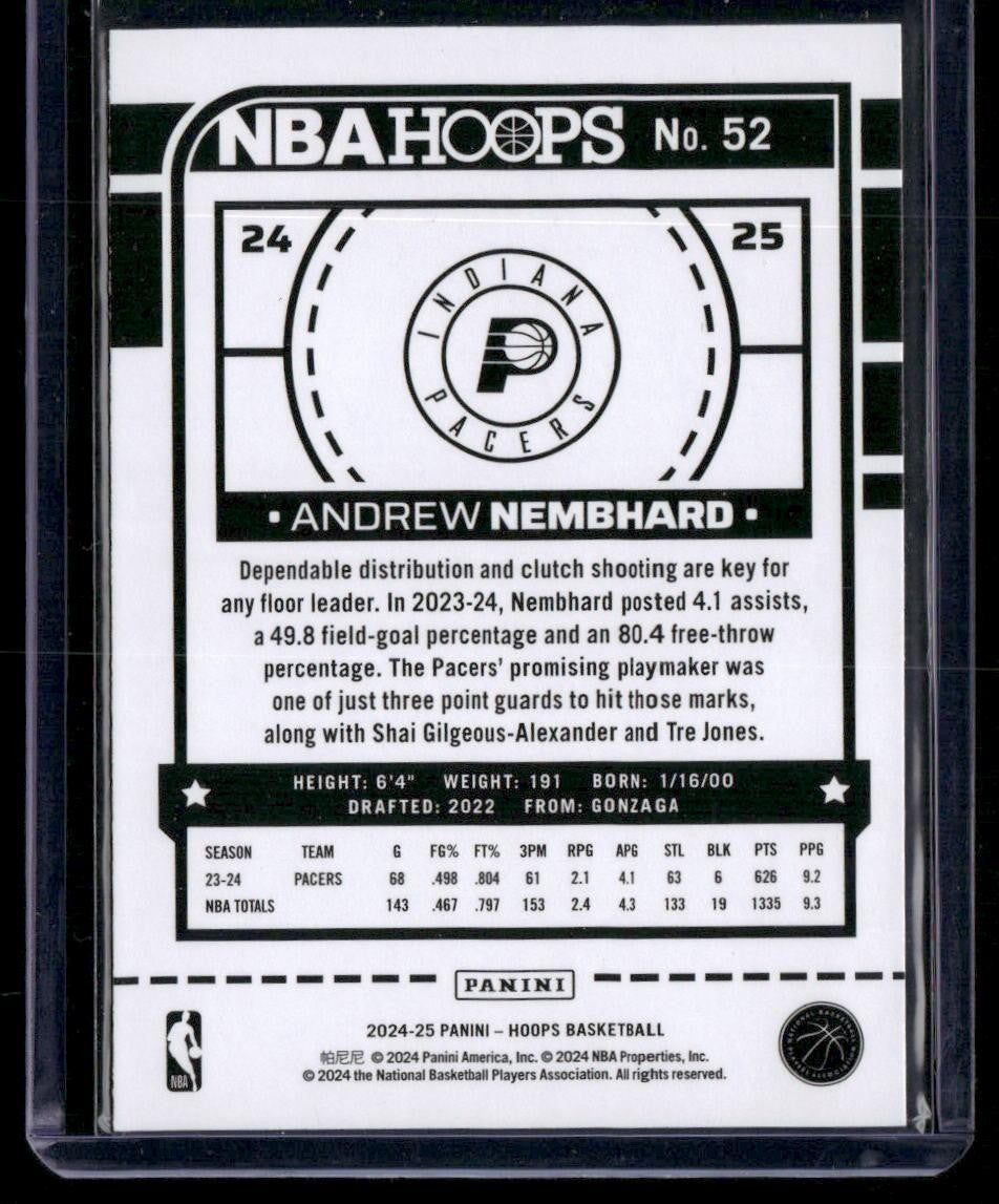 2024-25 Hoops #52 Andrew Nembhard