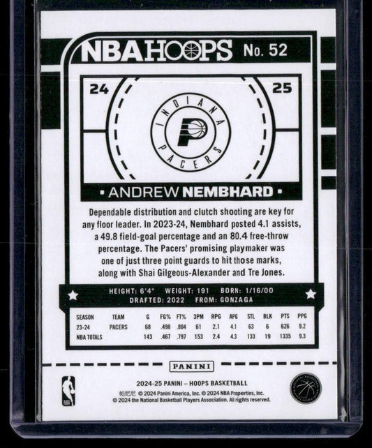 2024-25 Hoops #52 Andrew Nembhard