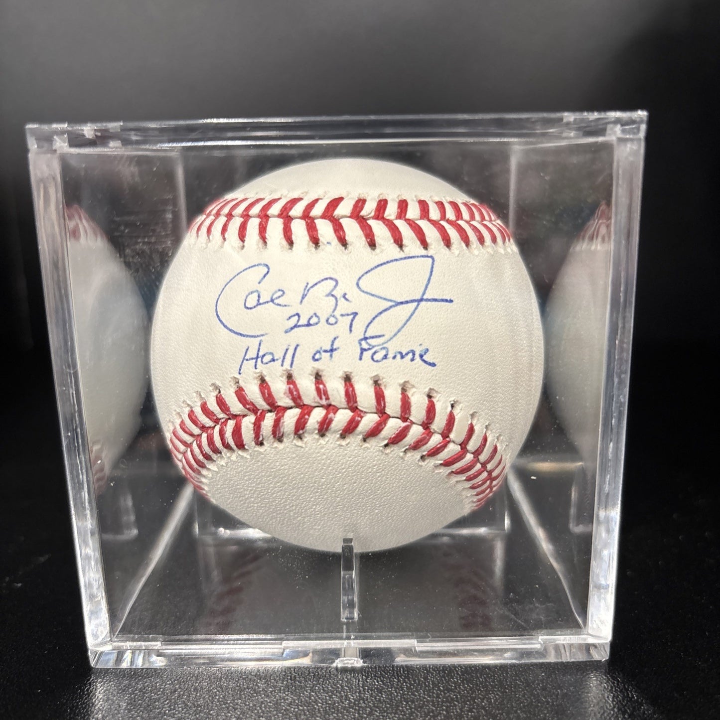 Cal Ripken Jr. Signed Rawlings OML Baseball Inscribed 2007 Hall of Fame Fanatics