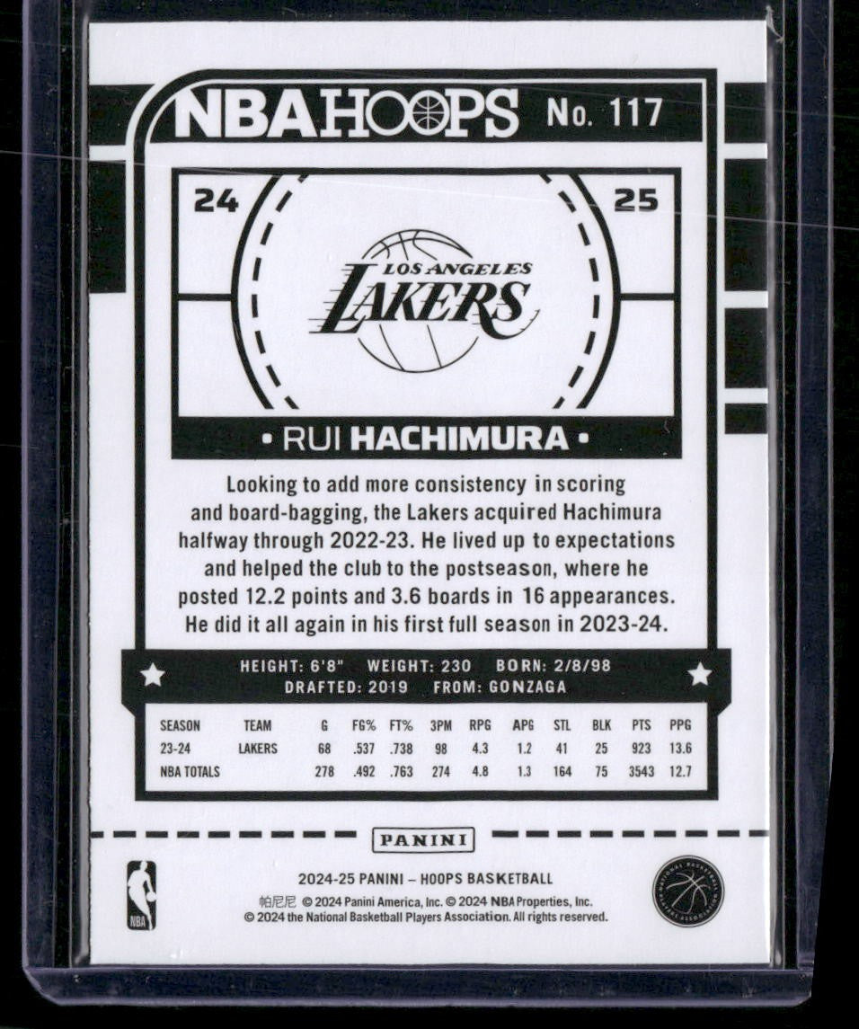 2024-25 Hoops #117 Rui Hachimura