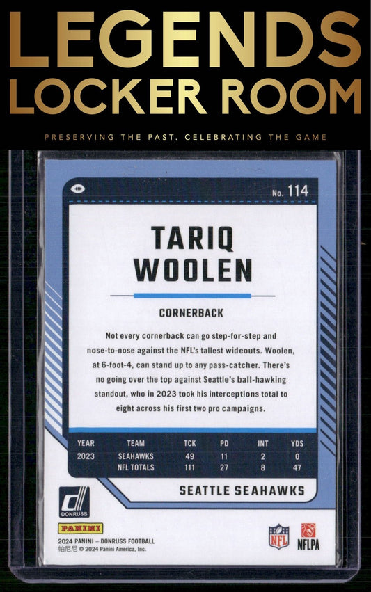 2024 Donruss #114 Tariq Woolen