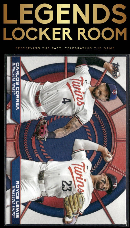 2025 Topps #DD-11 Carlos Correa / Royce Lewis Dynamic Duos