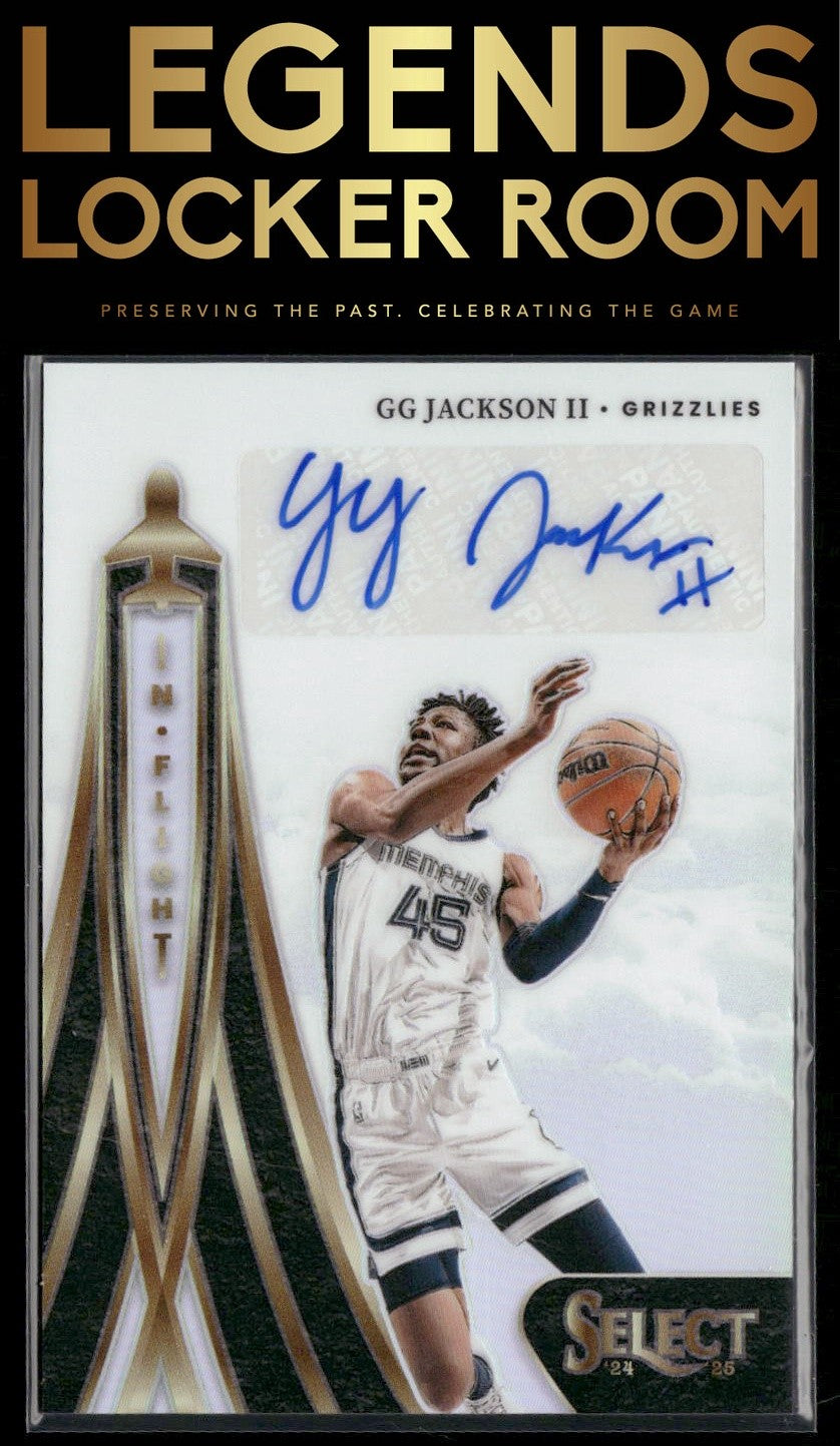 2024-25 Panini Select #IFS-GGJ JJ Jackson II In Flight Signature /249