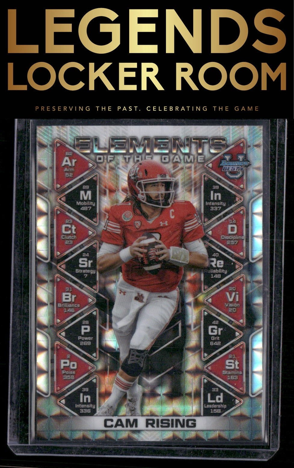 2024 Bowman University Best Cam Rising Elements of the Game Refractor