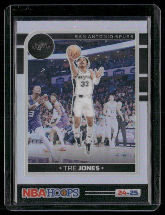 2024-25 Hoops #83 Tre Jones Premium Prizms Silver