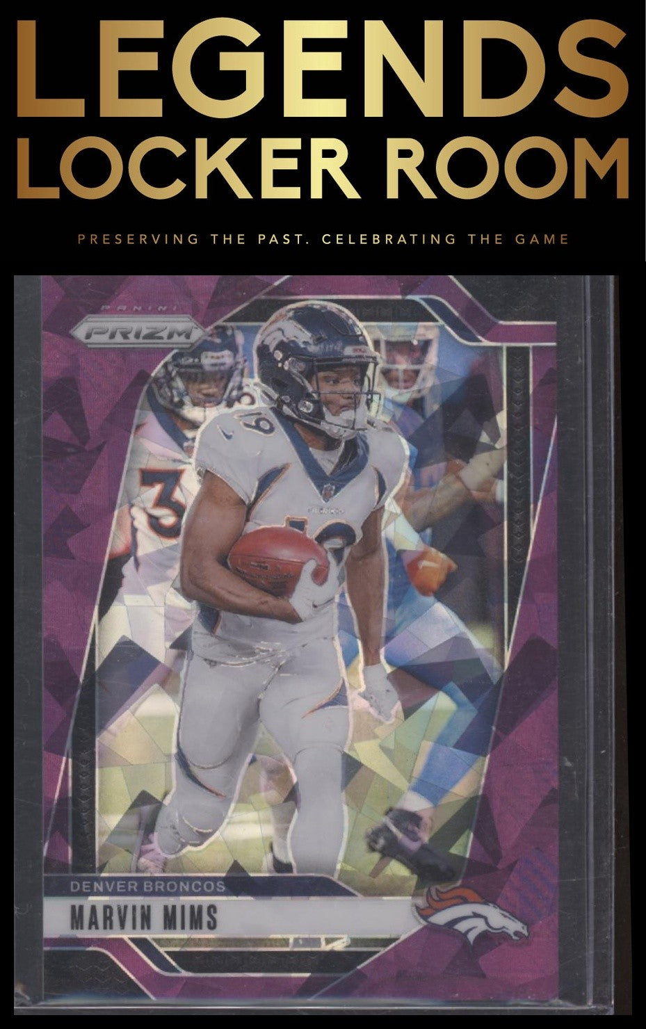 2024 Panini Prizm #88 Marvin Mims Purple Ice #/225
