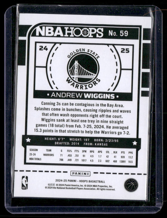 2024-25 Hoops #59 Andrew Wiggins