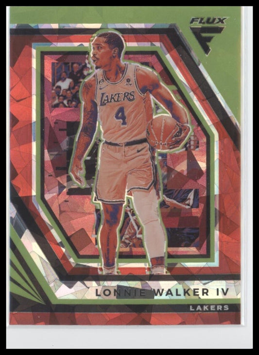 2022-23 Panini Flux #39 Lonnie Walker IV Red Cracked Ice