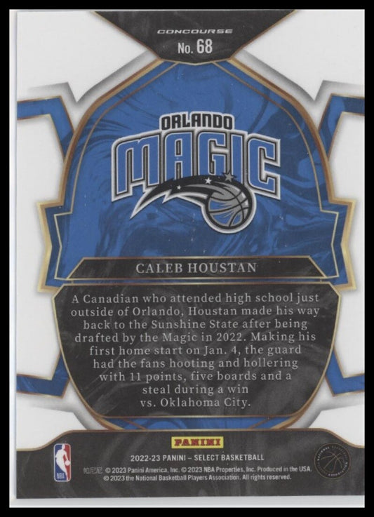2022-23 Panini Select #68 Caleb Houstan Blue (Retail Base)