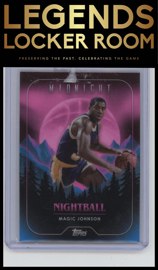 2023-24 Topps Midnight #NB-15 Magic Johnson Nightball