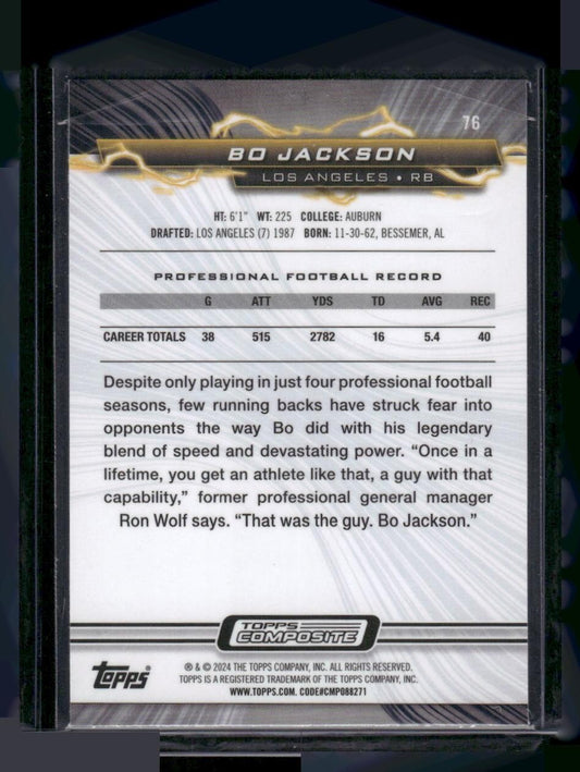 2023 Topps Composite #76 Bo Jackson Resurgence High Voltage