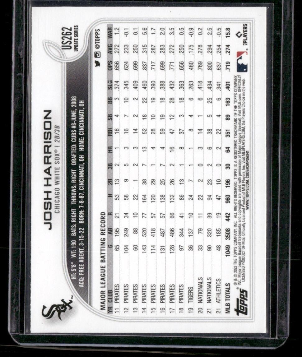 2022 Topps Update #US262 Josh Harrison