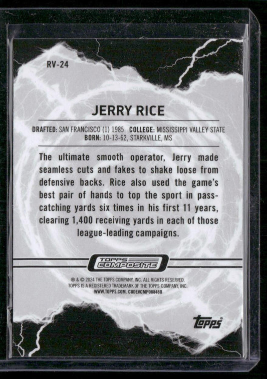2023 Topps Composite #RV-24 Jerry Rice Resurgence Voltaic