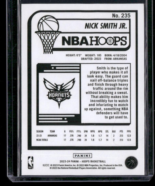 2023-24 Hoops #235 Nick Smith Jr.