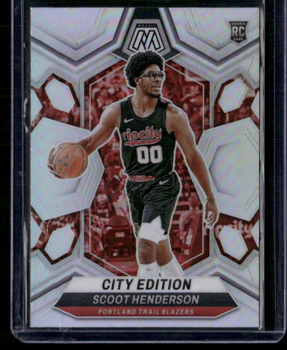 2023-24 Panini Mosaic #275 Scoot Henderson Silver