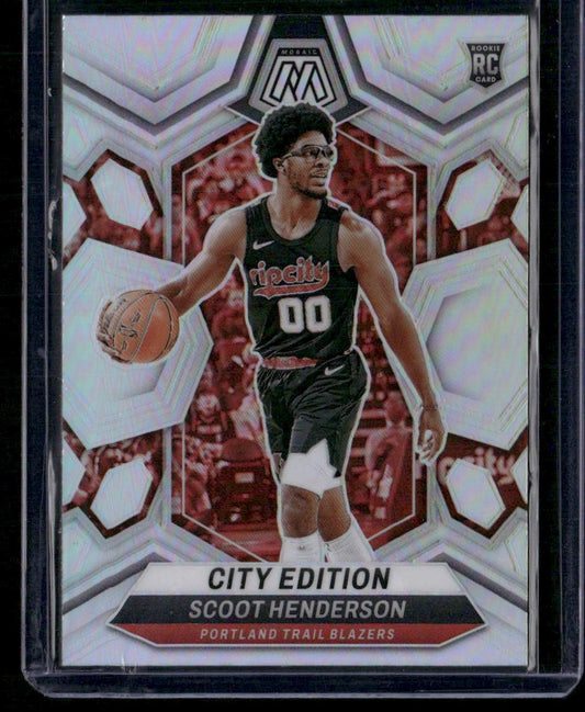 2023-24 Panini Mosaic #275 Scoot Henderson Silver