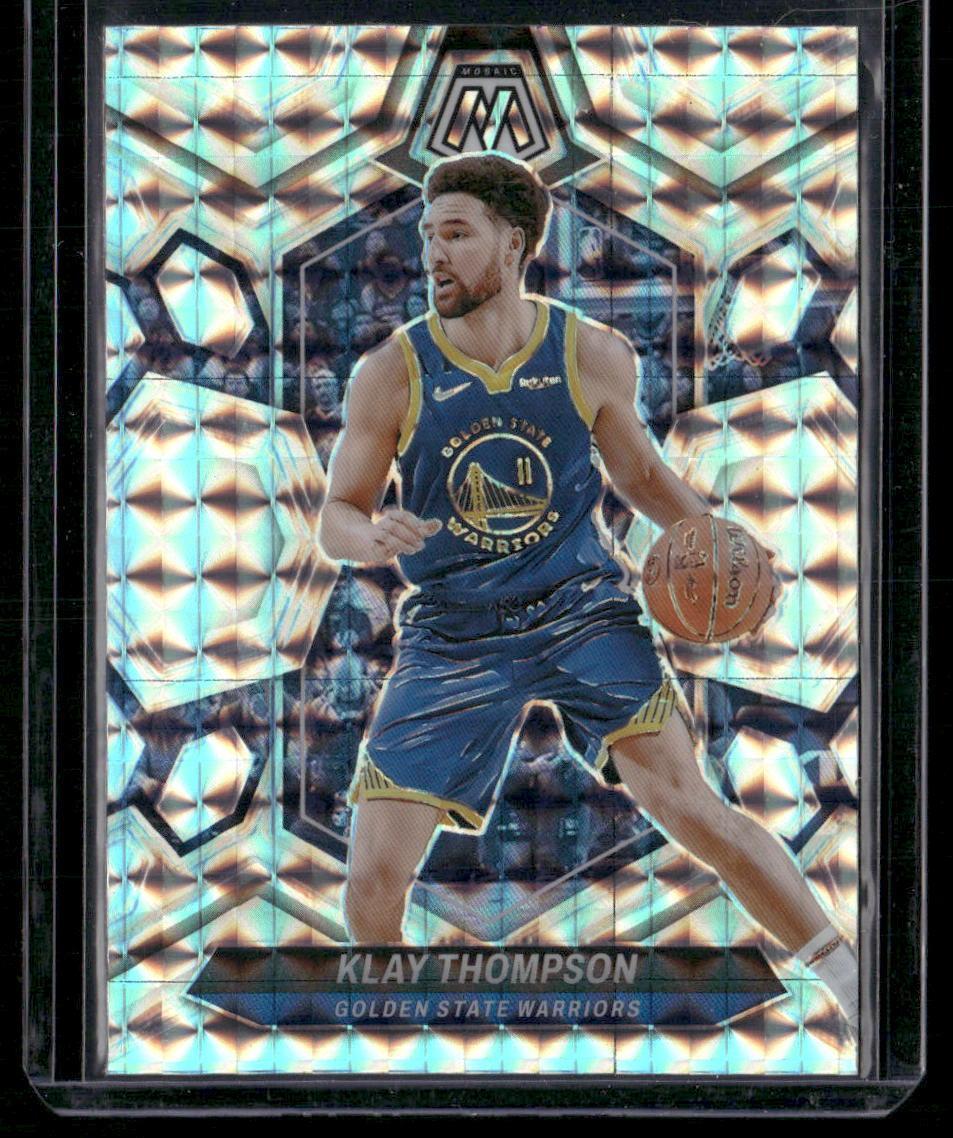 2023-24 Panini Mosaic #45 Klay Thompson Silver